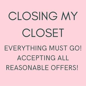CLOSET CLEAROUT SALE